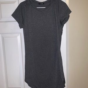Gray T shirt Dress